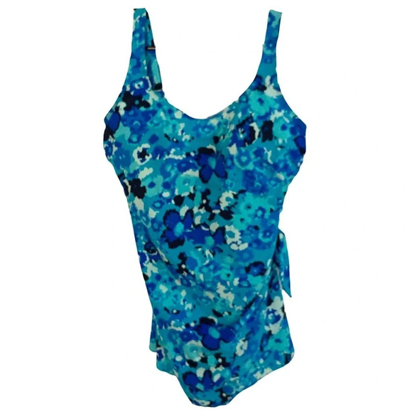 LL Bean Slimming UPF 40+ Swimsuit 12 - Picture 1 of 7